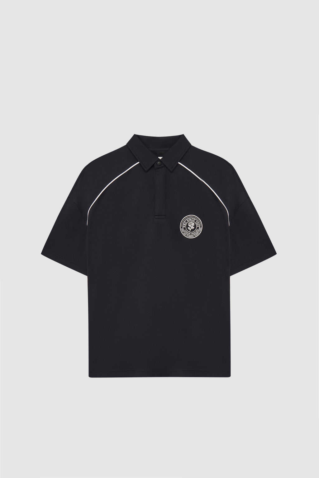 Rose Patch Polo Shirt