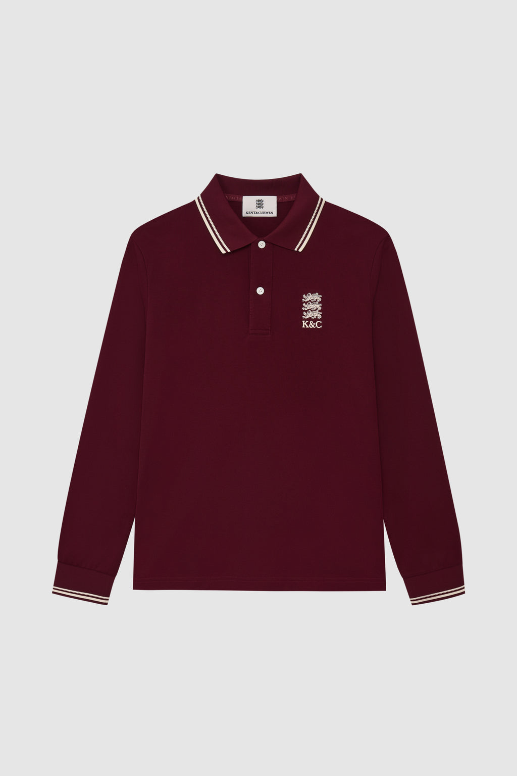 Three Lions Long Sleeves Polo Shirt