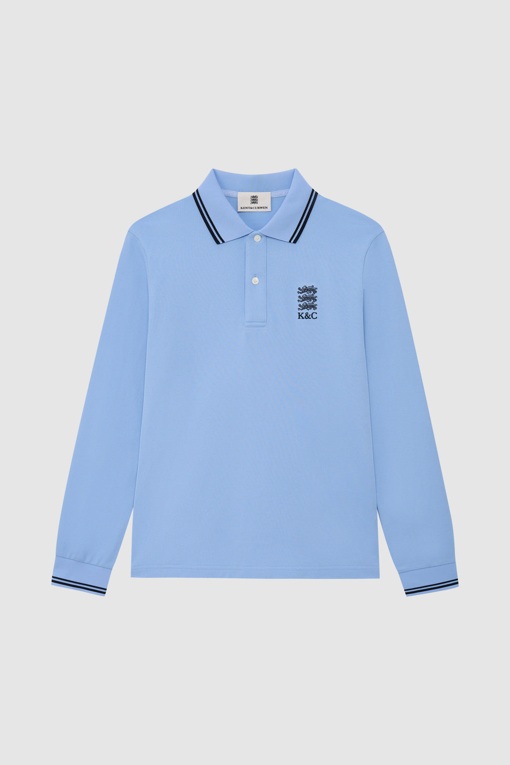 Three Lions Long Sleeves Polo Shirt