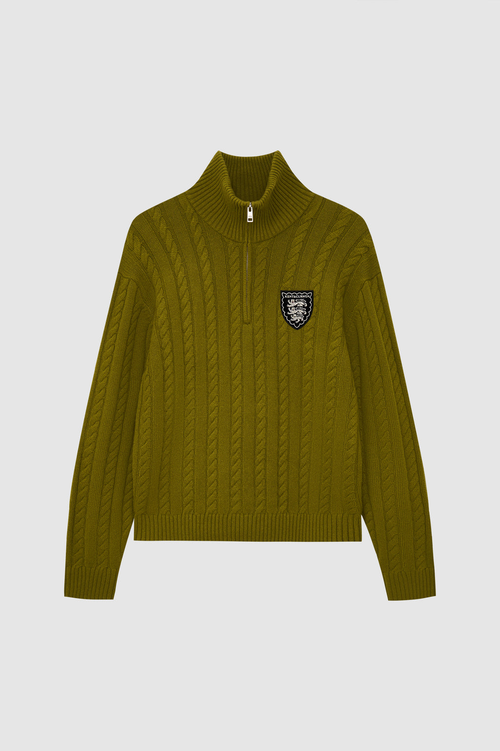 Three Lions Zip-Turtleneck Sweater