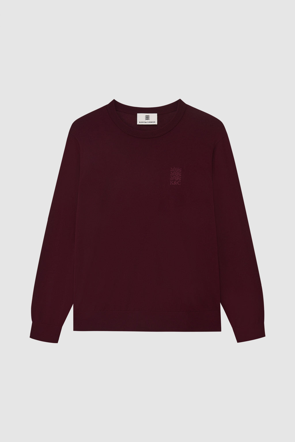 Three Lions Wool-Cashmere Crew Neck Sweater