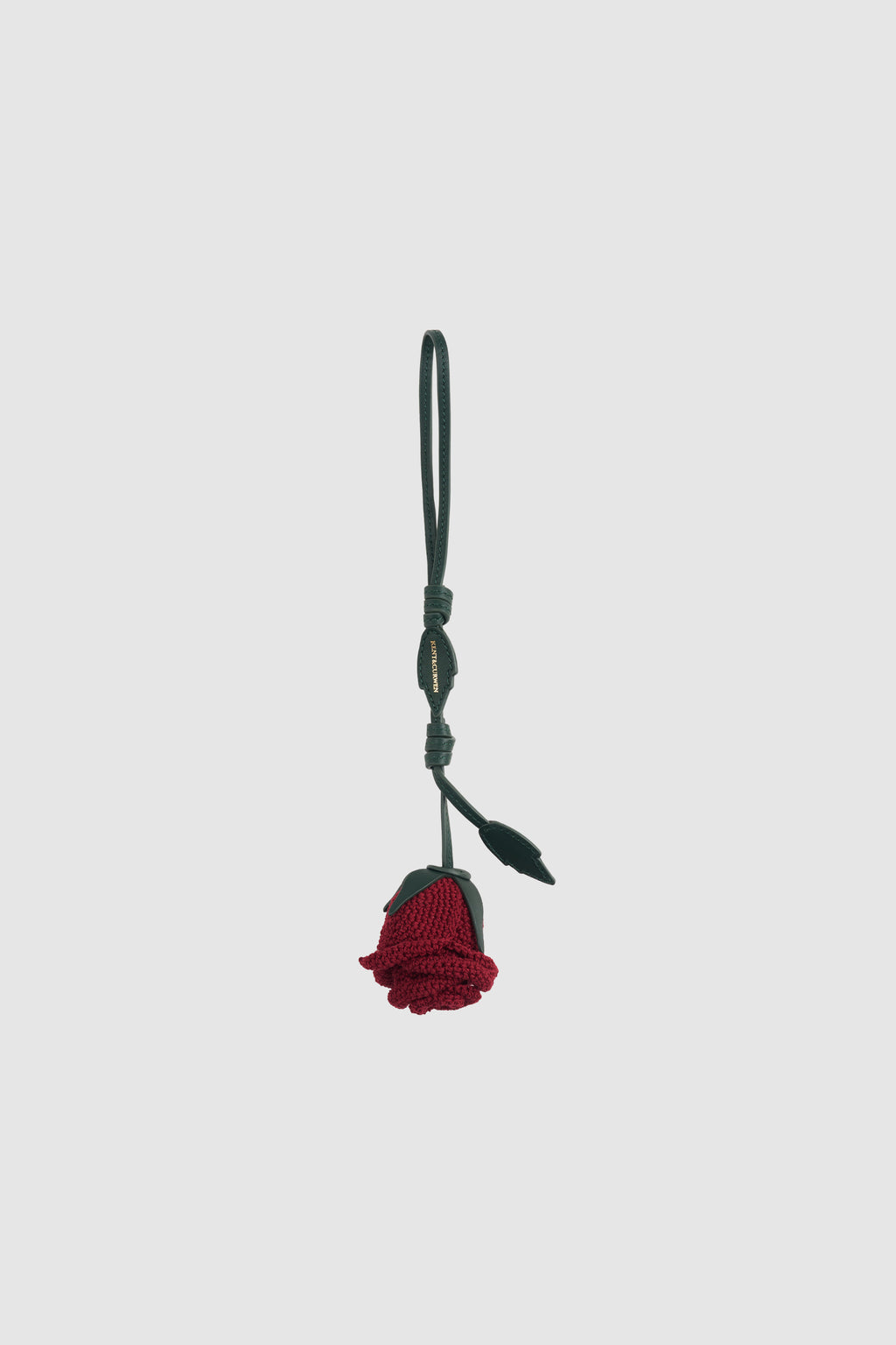 Crochet Rose Bag Charm
