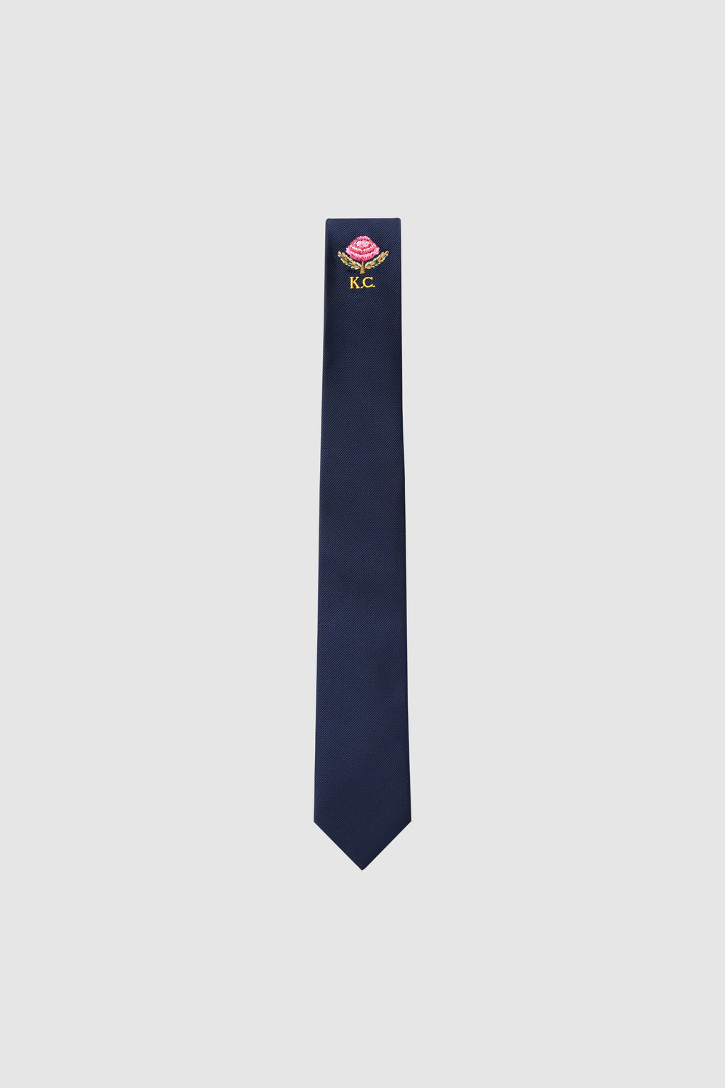 Rose-Crest Silk Twill Tie