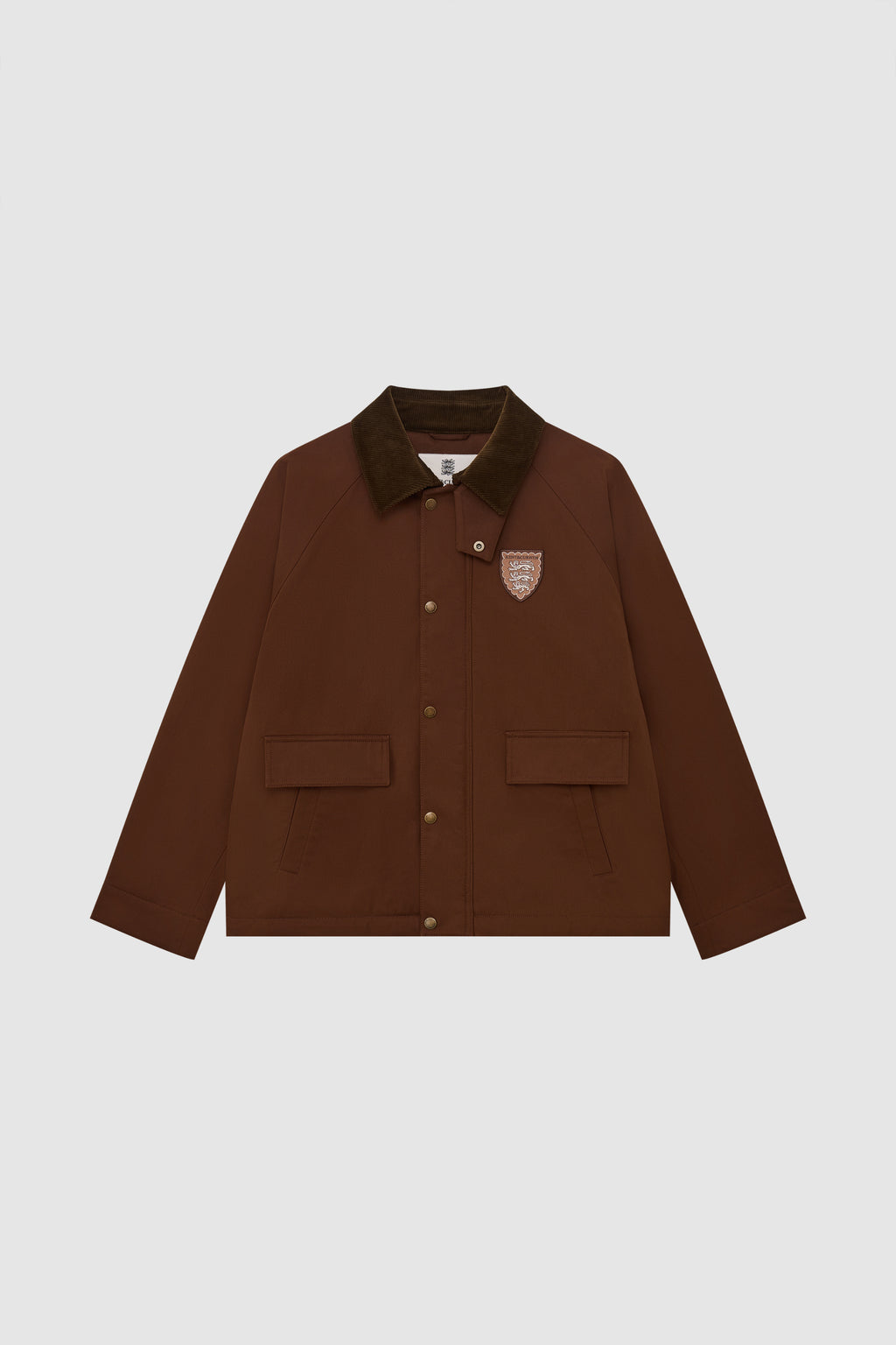 Unisex Three Lions Corduroy-Collar Padded Jacket