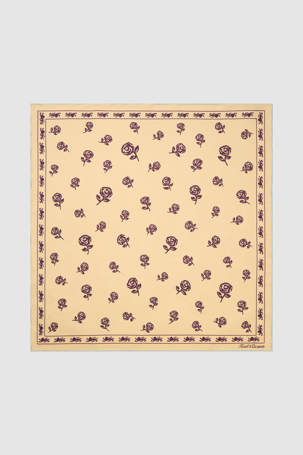Signature Rose Silk Scarf