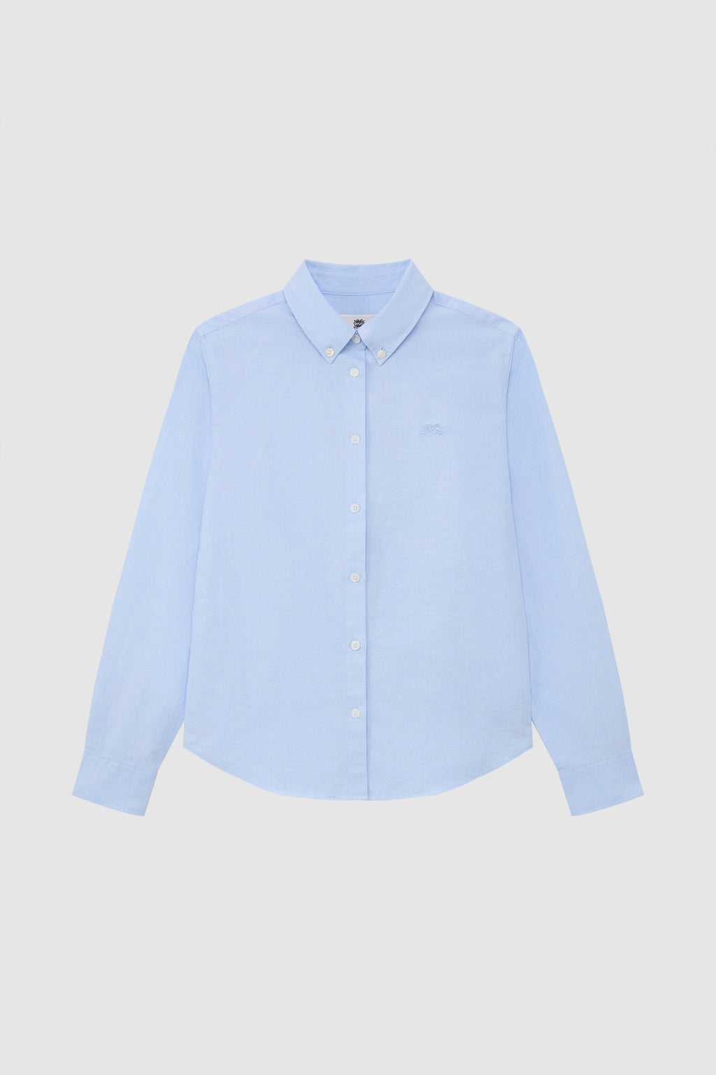Women’s Lion Embroidery Cotton Oxford Shirt