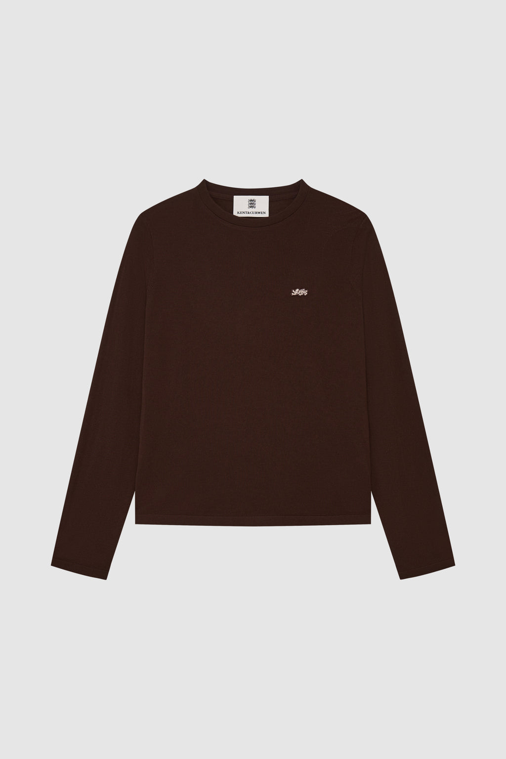 Women’s Lion Emblem Wool Crew Neck Sweater