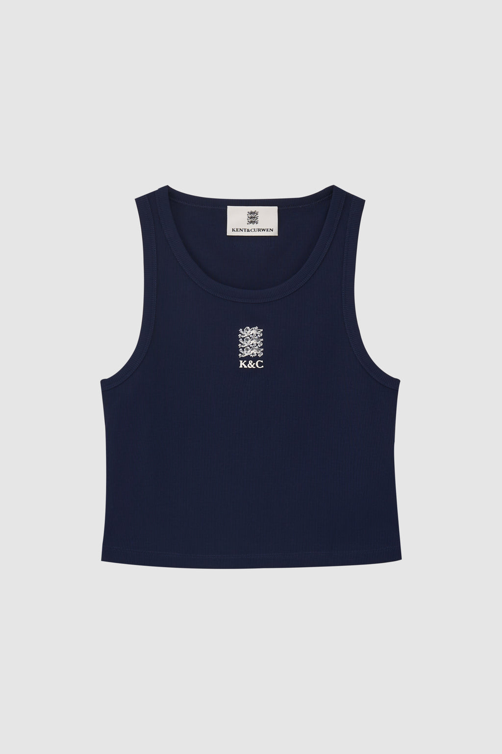 Women’s Three Lions Ribbed Crop Tank Top