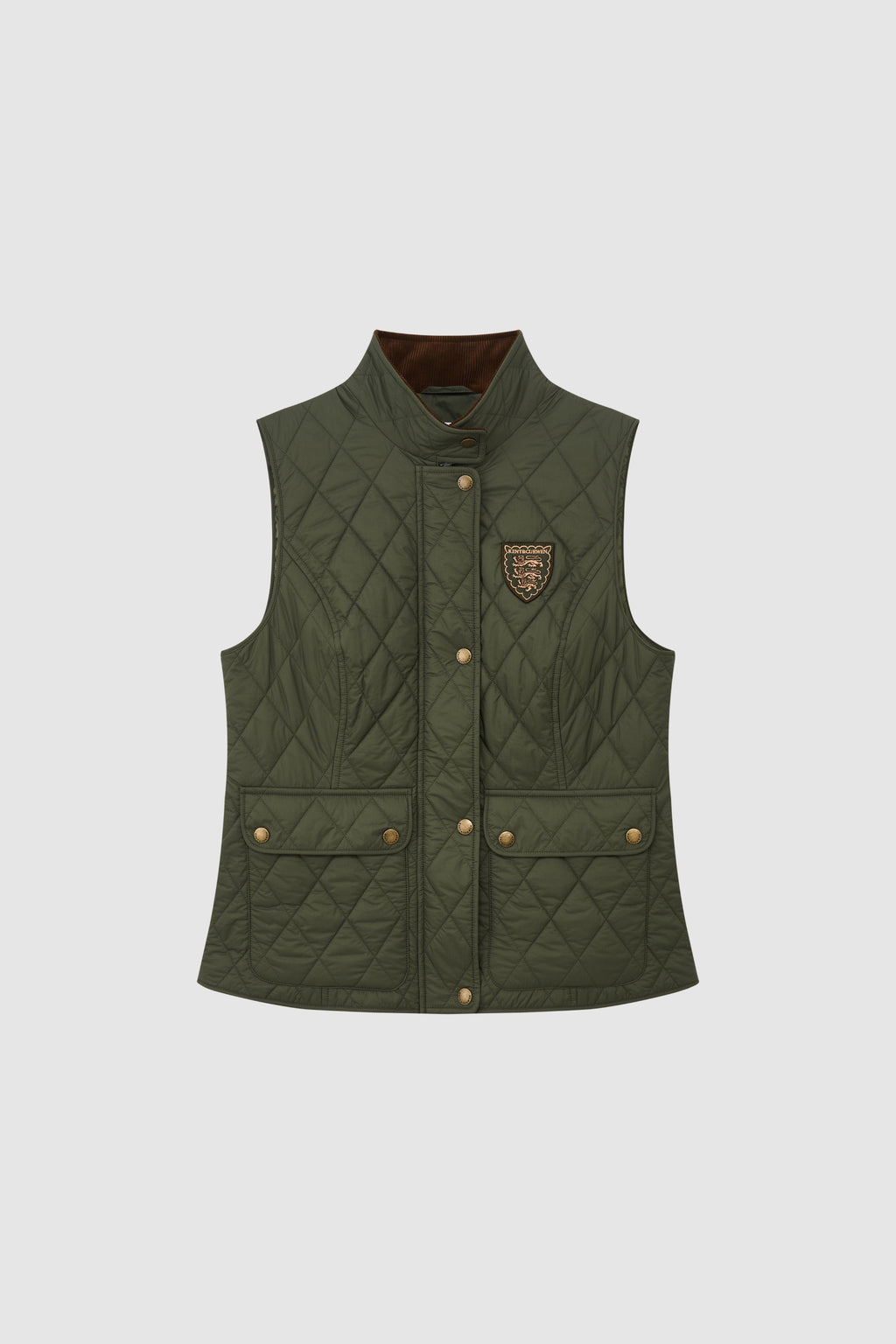 Women's Three Lions Crest Diamond Quilted Vest