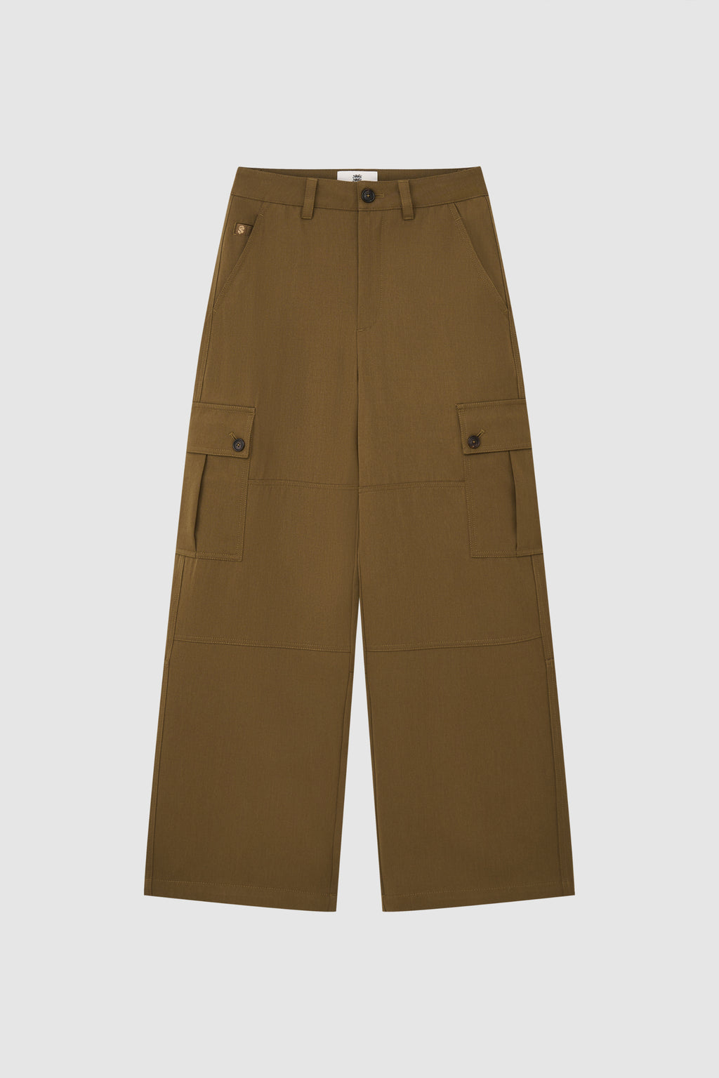 Women’s Wool-Blend Utility Cargo Trousers