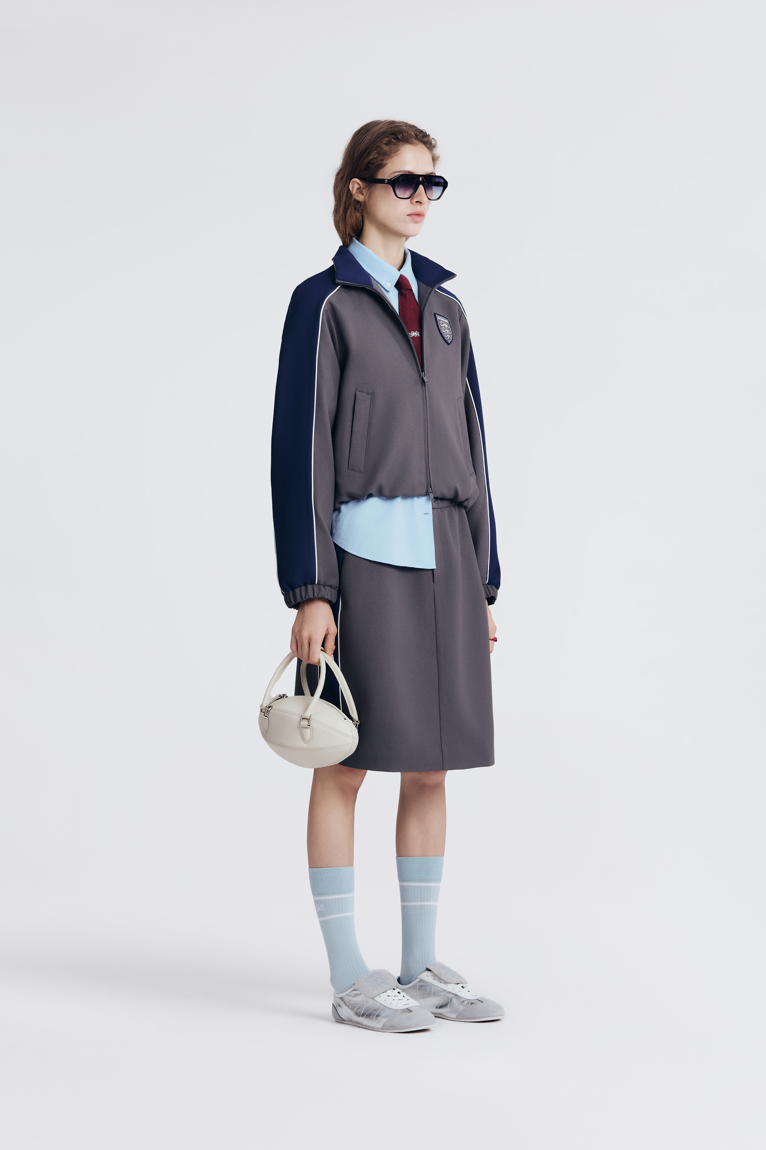 Cropped Heritage Track Jacket - KENT&CURWEN